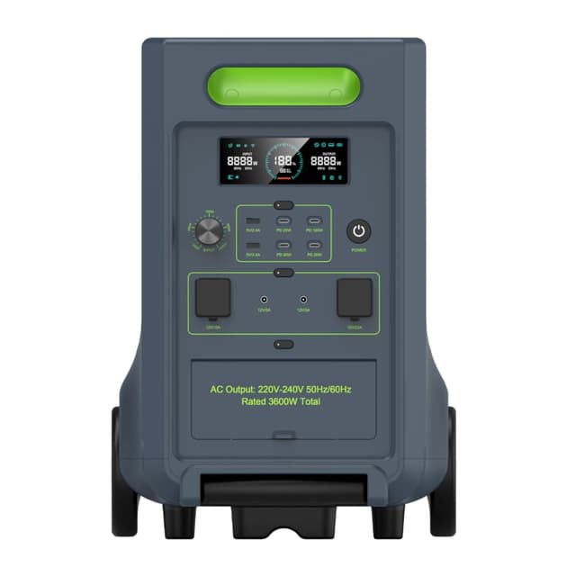 GIZZU HERO ULTRA 3840WH/3600W UPS FAST CHARGE LIFEPO4 PORTABLE POWER STATION