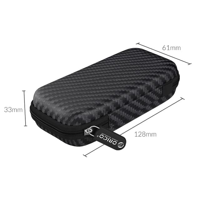 ORICO Hardshell Portable NVMe Protector Case – Black
