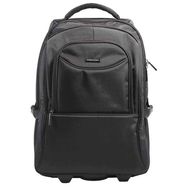 Kingsons Prime 15.6" Laptop Trolley Backpack Black