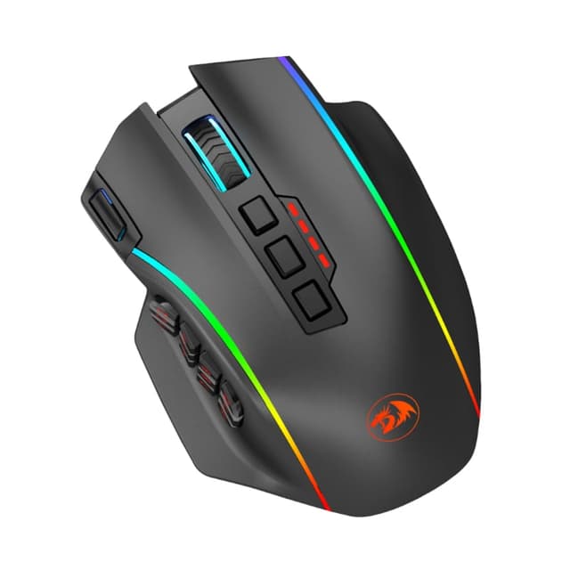 REDRAGON PERDITION PRO 16000DPI RGB Wireless MMO Ergo Gaming Mouse 