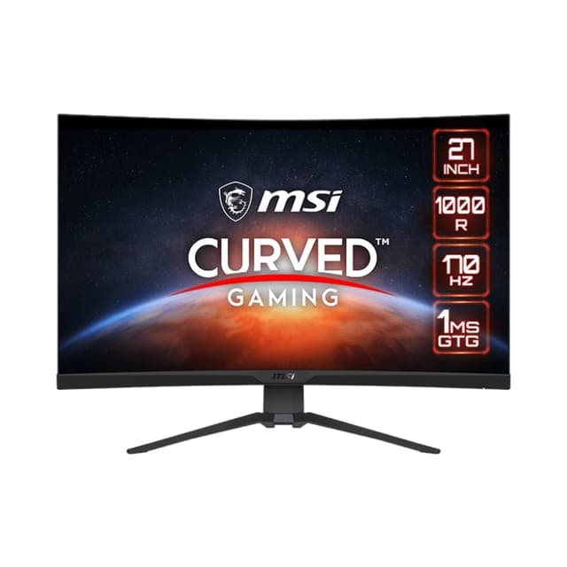 MSI MAG275CQRF QD 27″ 2560 x 1440 170Hz FreeSync Premium HDR 1000R Curved Gaming Monitor 