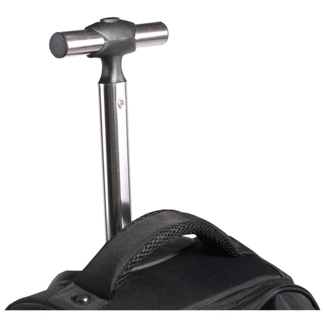 Kingsons Prime 15.6" Laptop Trolley Backpack Black