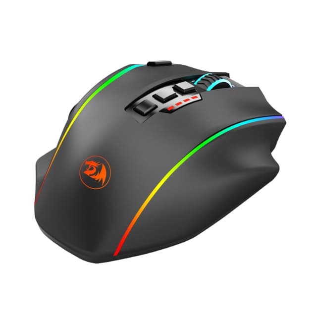 REDRAGON PERDITION PRO 16000DPI RGB Wireless MMO Ergo Gaming Mouse 