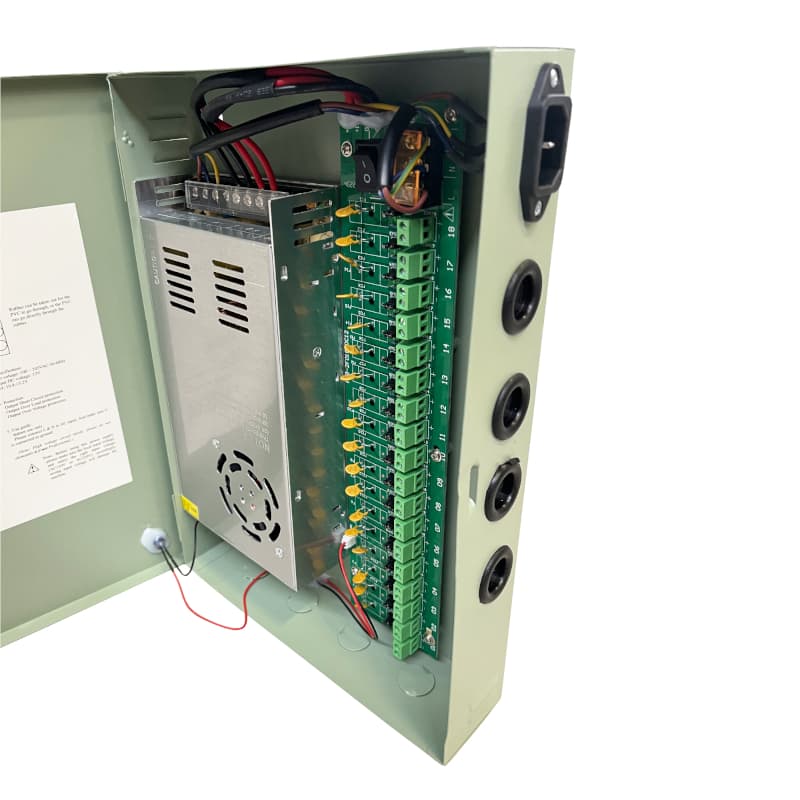 PD Power 18CH PSU 12V 25A PTC - view 2