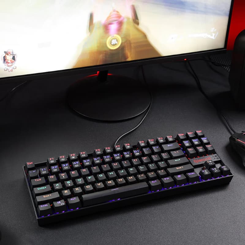 REDRAGON KUMARA RGB MECHANICAL Gaming Keyboard - Black - view 4