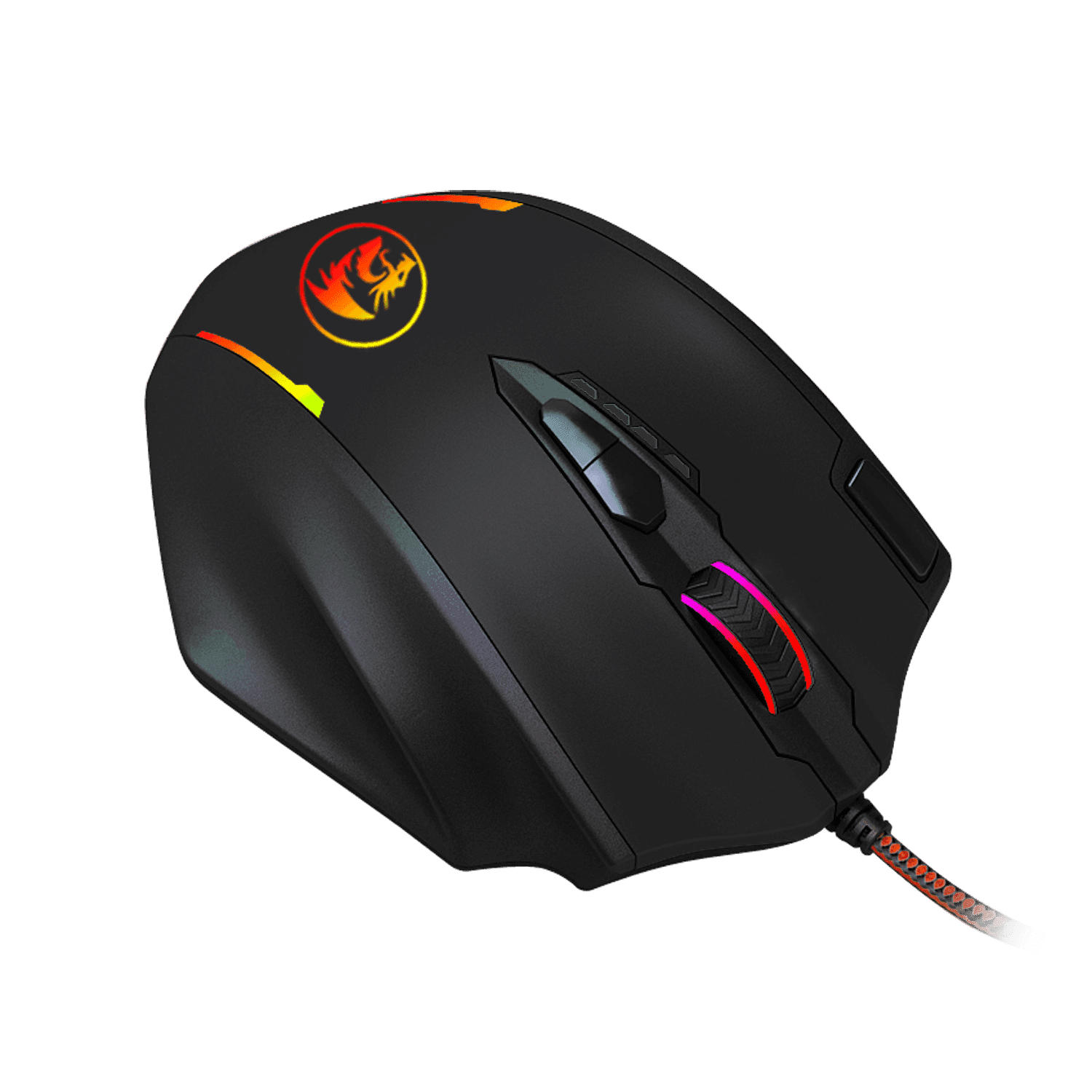 REDRAGON IMPACT 12400DPI MMO Gaming Mouse - Black - view 4