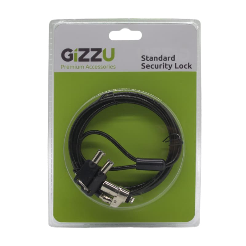 GIZZU 1.8m T-Bar Laptop Cable Lock Master Key Compatible - view 2