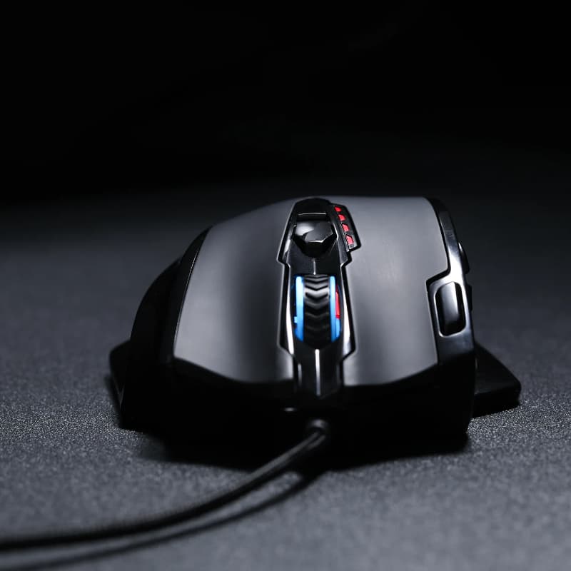 REDRAGON IMPACT 12400DPI MMO Gaming Mouse - Black - view 10