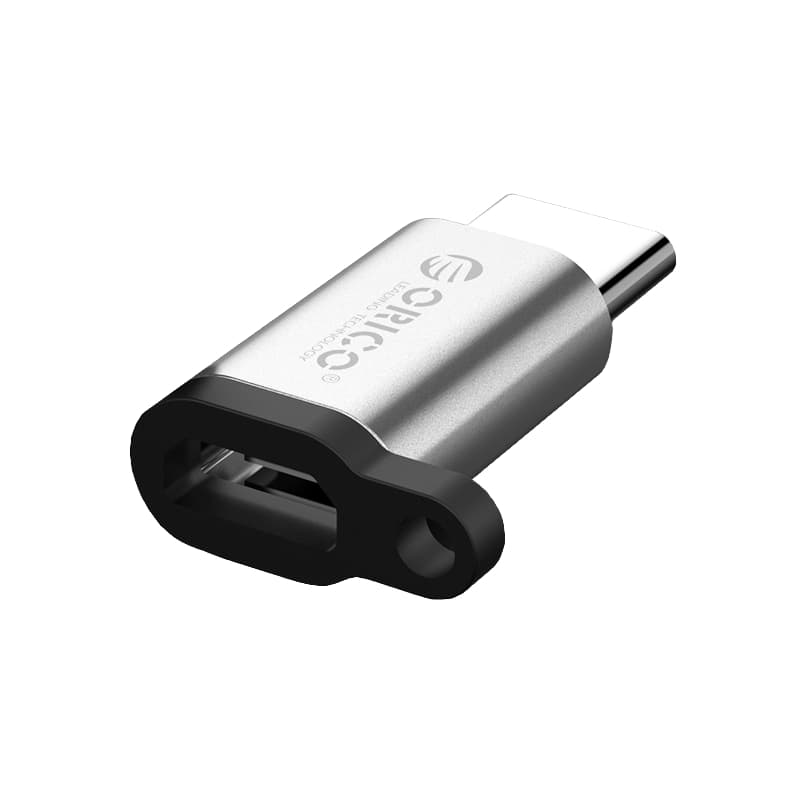 ORICO USB-C to Micro USB OTG Adapter - Silver - view 2