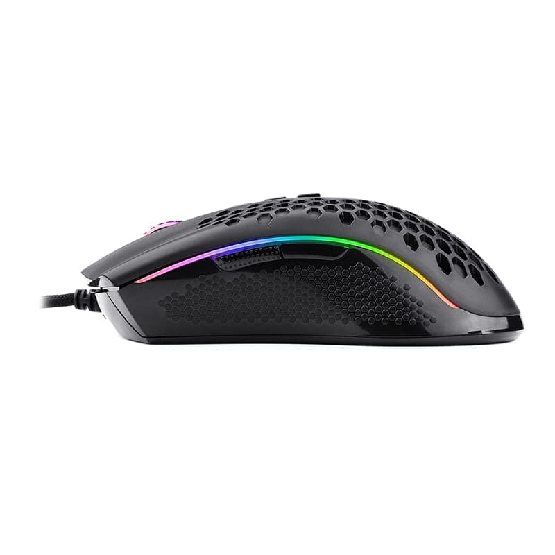 REDRAGON STORM 12400DPI 7 Buttons|Ergonomic Design|P3327 Optical Sensor|Lightweight Body|RGB Backlit gaming Mouse - Black - view 4