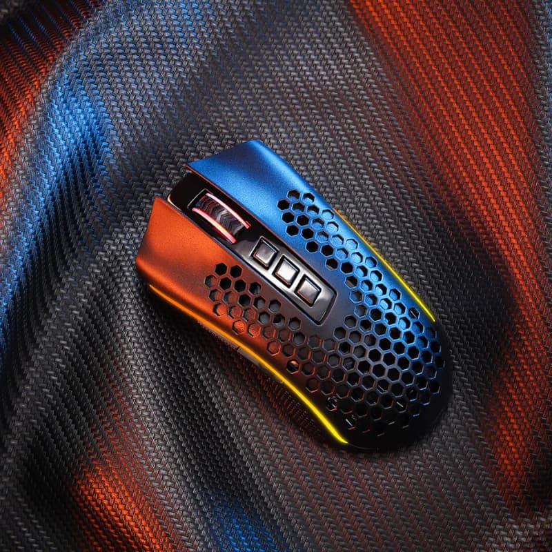 REDRAGON STORM 12400DPI 7 Buttons|Ergonomic Design|P3327 Optical Sensor|Lightweight Body|RGB Backlit gaming Mouse - Black - view 5