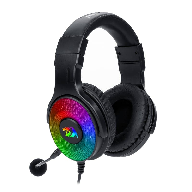 REDRAGON Over-Ear PANDORA USB (Power Only)|Aux (Mic and Headset) RGB Gaming Headset - Black - view 3