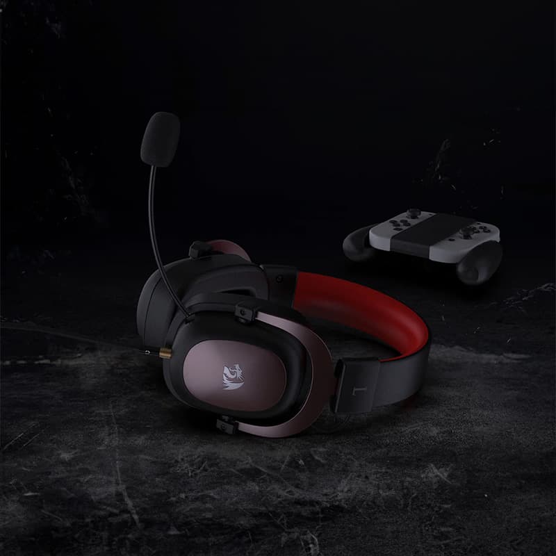 REDRAGON Over-Ear ZEUS 2 USB Gaming Headset - Black - view 7