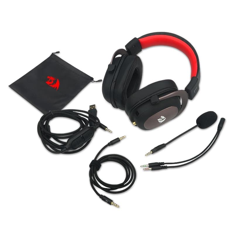 REDRAGON Over-Ear ZEUS 2 USB Gaming Headset - Black - view 5