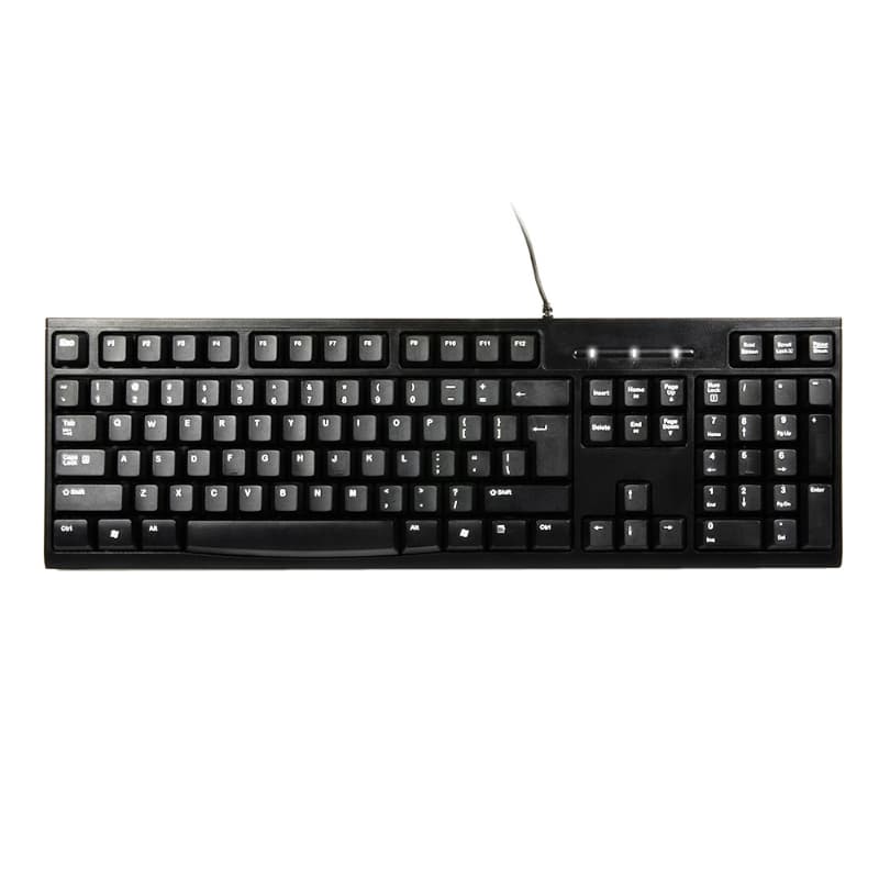 Port Design COMBO Wired Mouse + Keyboard - Black - view 3