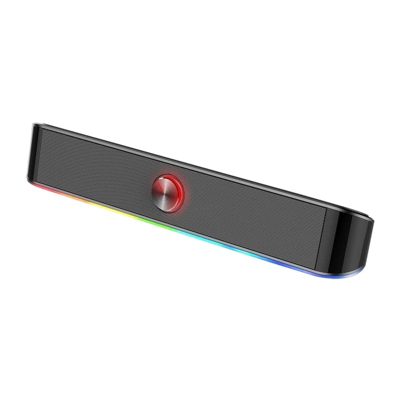 REDRAGON 2.0 Sound Bar ADIEMUS 2 x 3W RGB USB|Aux PC Gaming Speaker - Black - view 3
