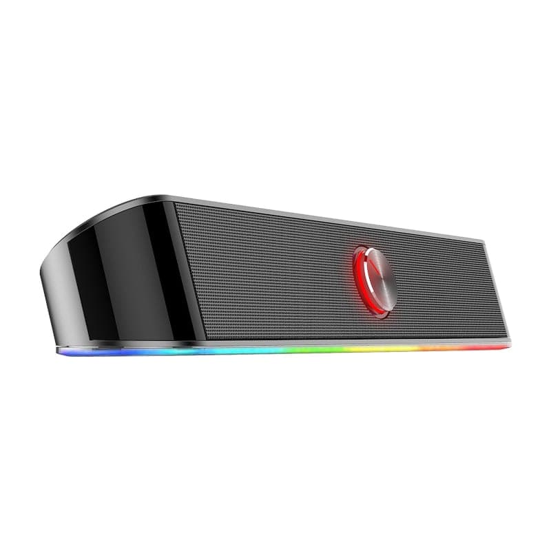 REDRAGON 2.0 Sound Bar ADIEMUS 2 x 3W RGB USB|Aux PC Gaming Speaker - Black - view 4
