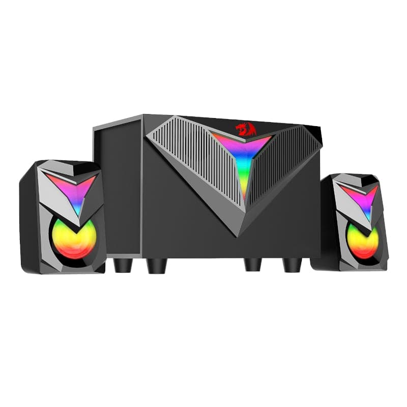 REDRAGON 2.1 Satellite Speaker TOCCATA RGB 11W Gaming Speaker - Black - view 2