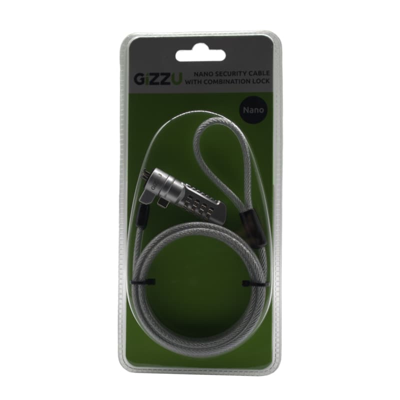 GIZZU 1.8m Nano Combination Lock Security Cable - view 2