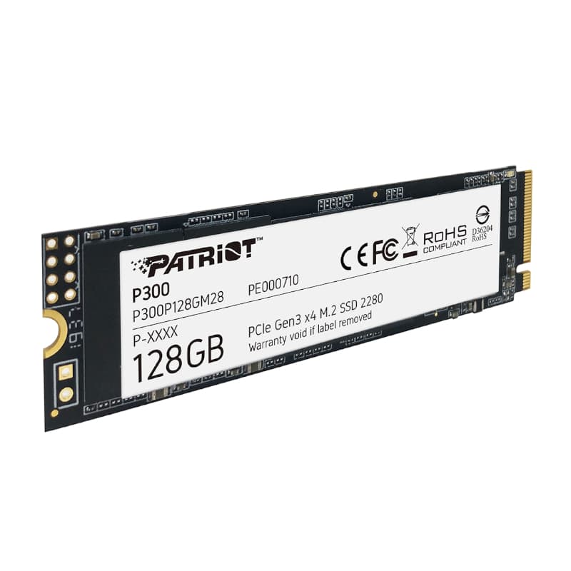 Patriot P300 128GB M.2 PCIe NVMe SSD - view 2