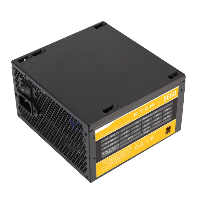 Antec Atom B650 Non-Modular Power Supply - view 4