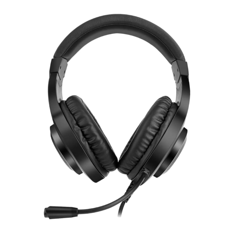REDRAGON Over-Ear HYLAS Aux (Mic and Headset)|USB (Power Only) RGB Gaming Headset - Black - view 3