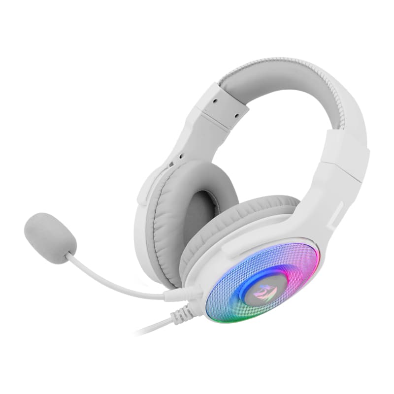 REDRAGON Over-Ear PANDORA USB (Power Only)|Aux (Mic and Headset) RGB Gaming Headset - White - view 3