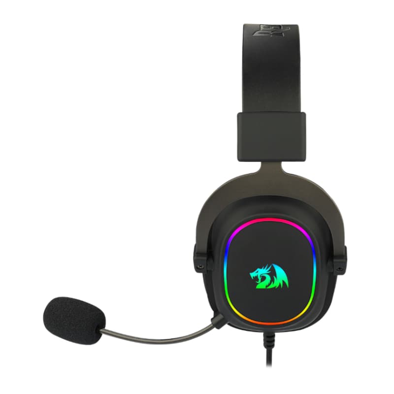 REDRAGON Over-Ear ZEUS-X USB RGB Gaming Headset - Black - view 3