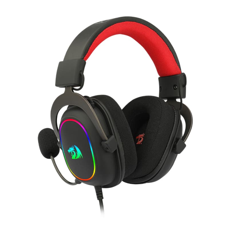 REDRAGON Over-Ear ZEUS-X USB RGB Gaming Headset - Black - view 4