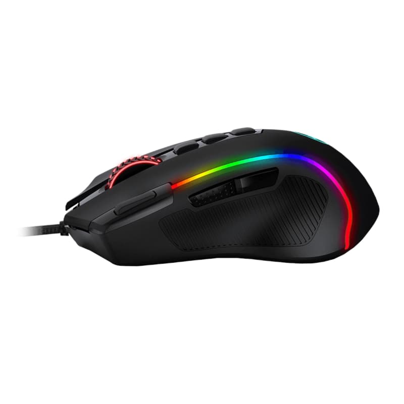 REDRAGON PREDATOR 4000DPI RGB Ergo Gaming Mouse - Black - view 4