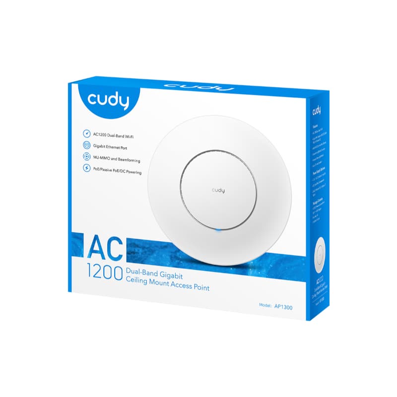 Cudy AC1200 Gigabit Dual Band Ceiling Access Point - view 5