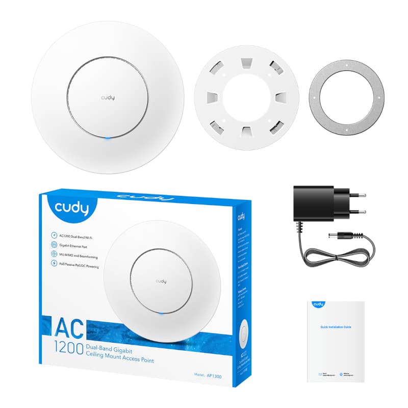 Cudy AC1200 Gigabit Dual Band Ceiling Access Point - view 6
