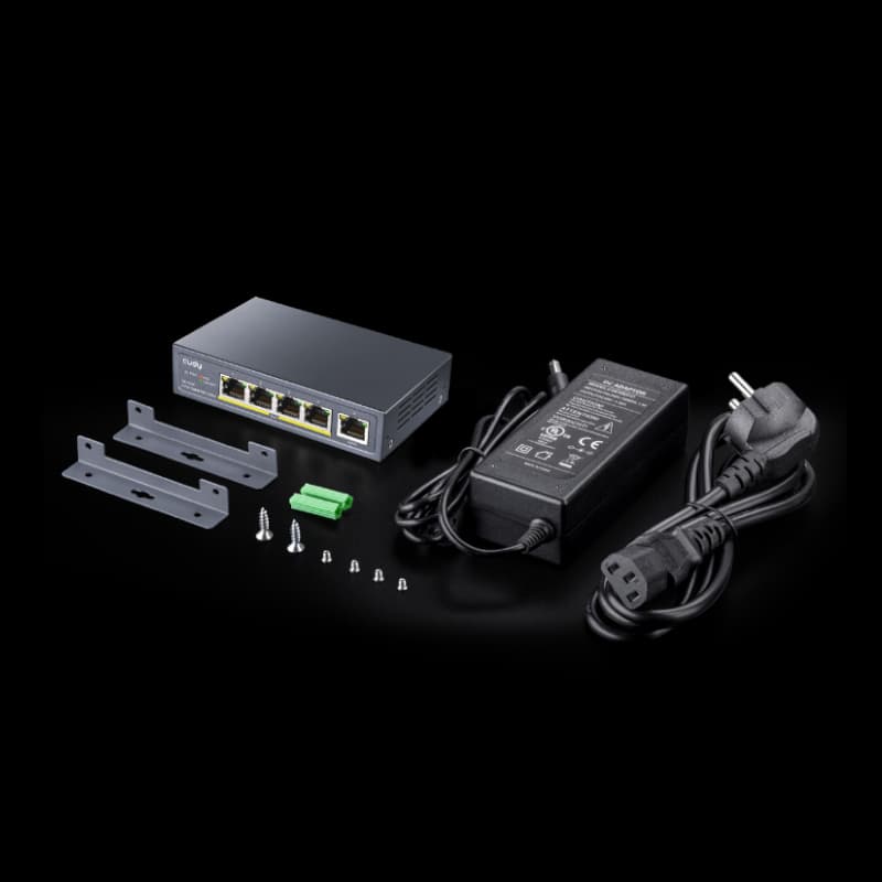 Cudy 5-Port Gigabit PoE+ Unmanaged Switch - view 5