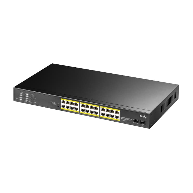Cudy 24-Port Gigabit PoE+ Unmanaged Switch - view 2