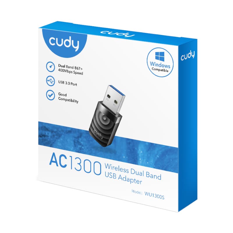 Cudy 1300Mbps High Gain WiFi USB3.0 Adapter - view 4