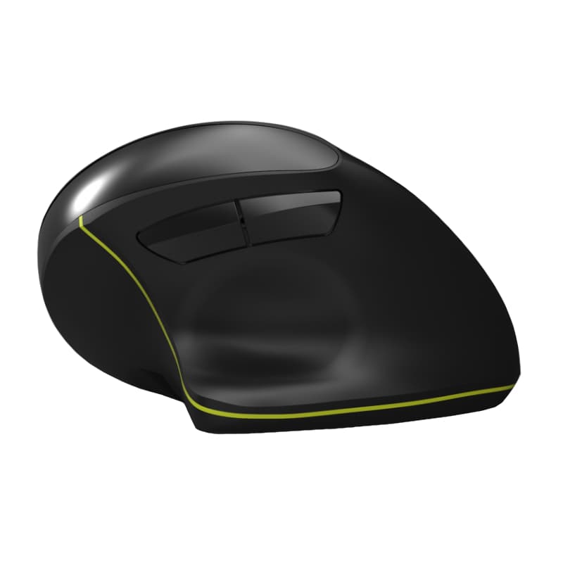 Port Connect Wireless Rechargeable Ergonoc Mouse Bluetooth - Black - view 5