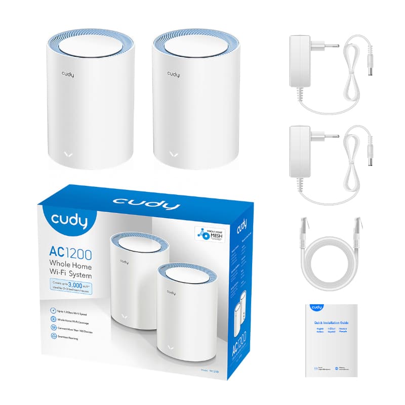 Cudy AC1200 Wi-Fi Mesh Kit 2 Pack - view 5