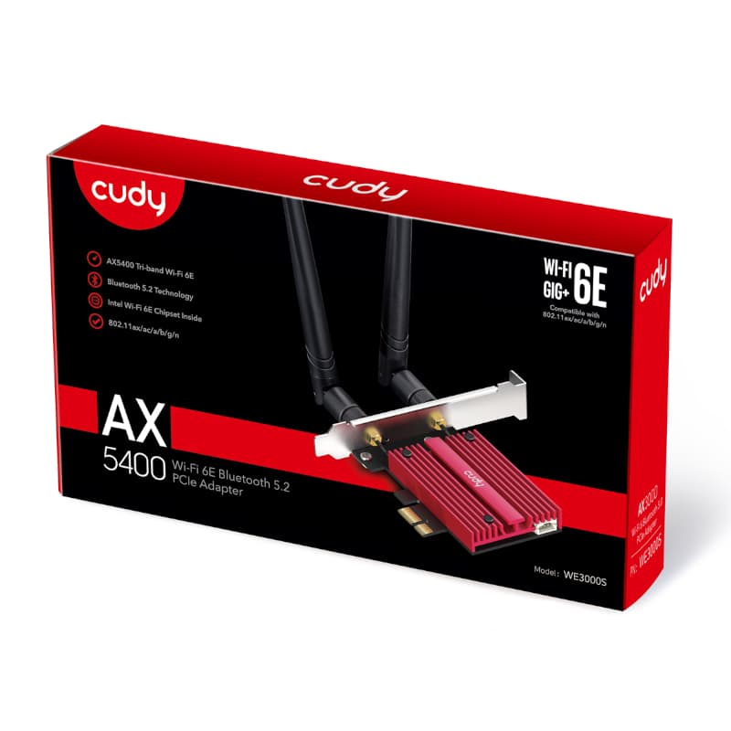 Cudy AX5400 WiFi 6E PCI Express Adapter - view 2