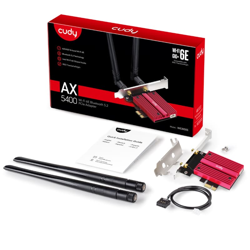 Cudy AX5400 WiFi 6E PCI Express Adapter - view 3