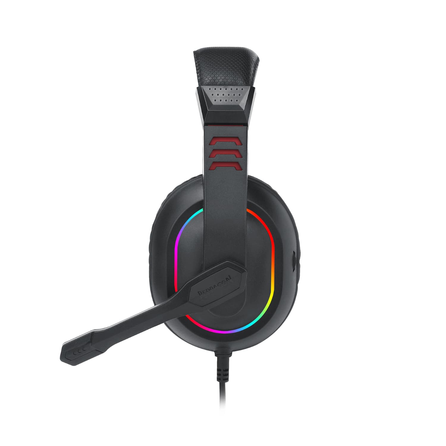 Redragon Over-Ear ARES Aux RGB Gaming Headset - Black - view 6