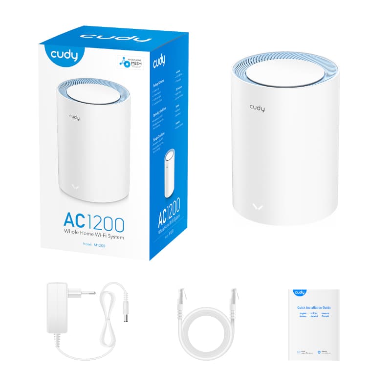 Cudy AC1200 Wi-Fi Mesh Kit 1 Pack - view 4
