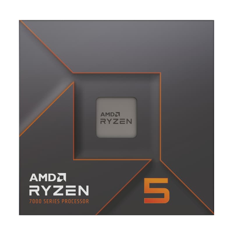 AMD RYZEN 5 7600X 6-Core 4.7GHz AM5 CPU - view 2