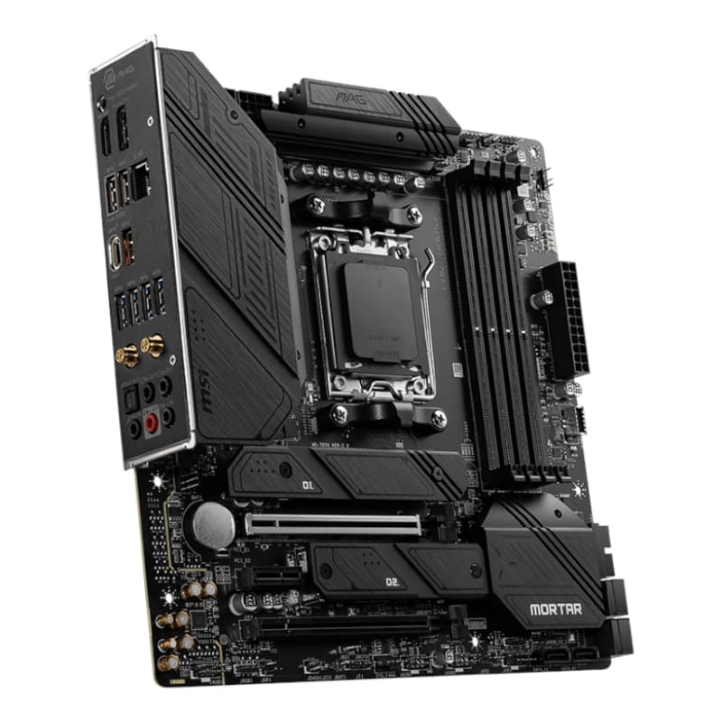 MSI MAG B650M MORTAR WIFI AMD AM5 mATX Gaming Motherboard - view 4