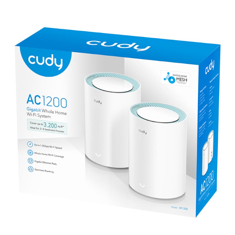Cudy AC1200 Wi-Fi Mesh Kit 2 Pack With Gigabit - view 4