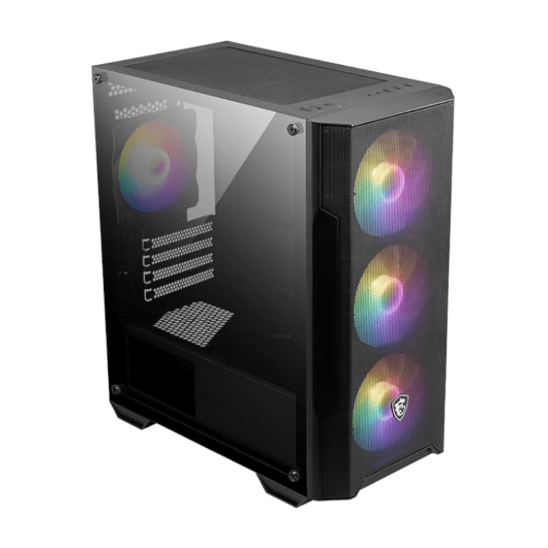 MSI MAG FORGE M100A mATX RGB GAMING CASE - view 2