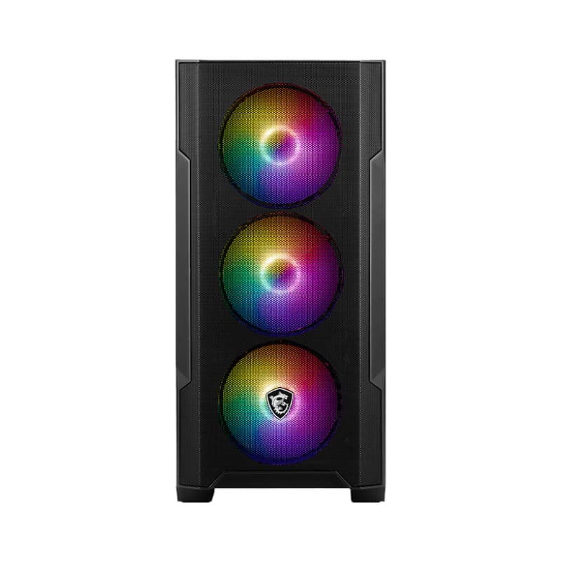 MSI MAG FORGE M100A mATX RGB GAMING CASE - view 3