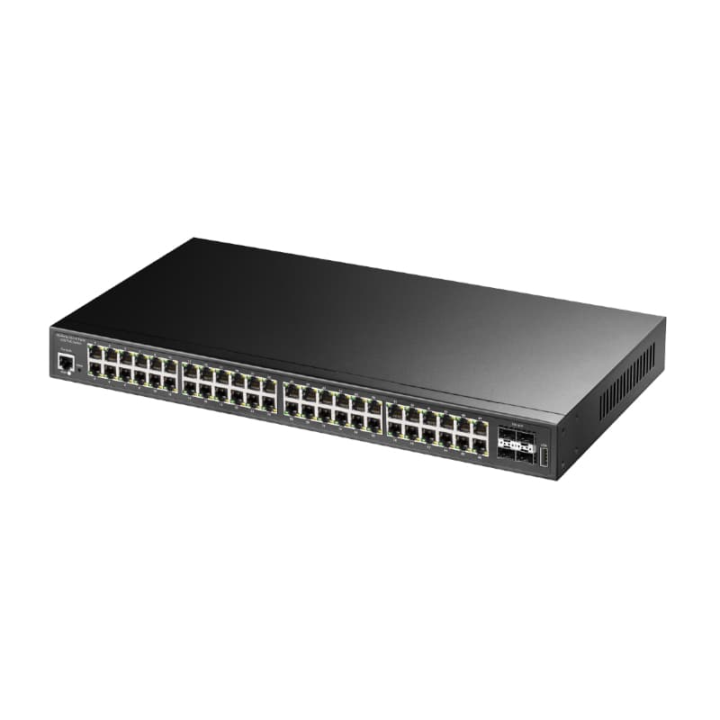 Cudy 48 Port Layer 2 Managed Gigabit PoE Switch - view 2