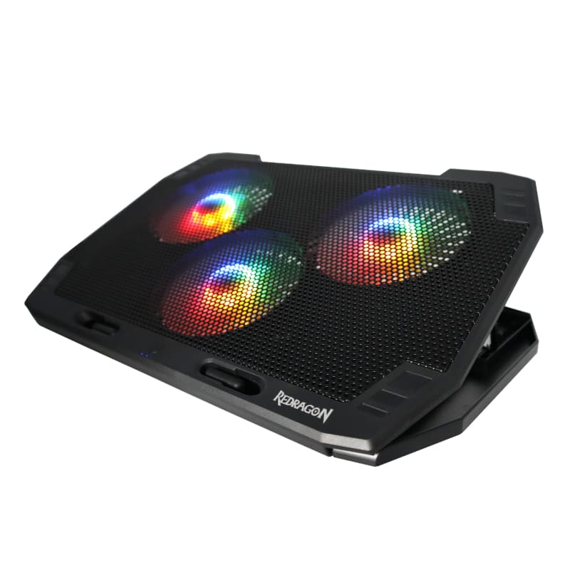 REDRAGON Dual USB 3 Fan RGB Gaming Notebook Stand - view 2