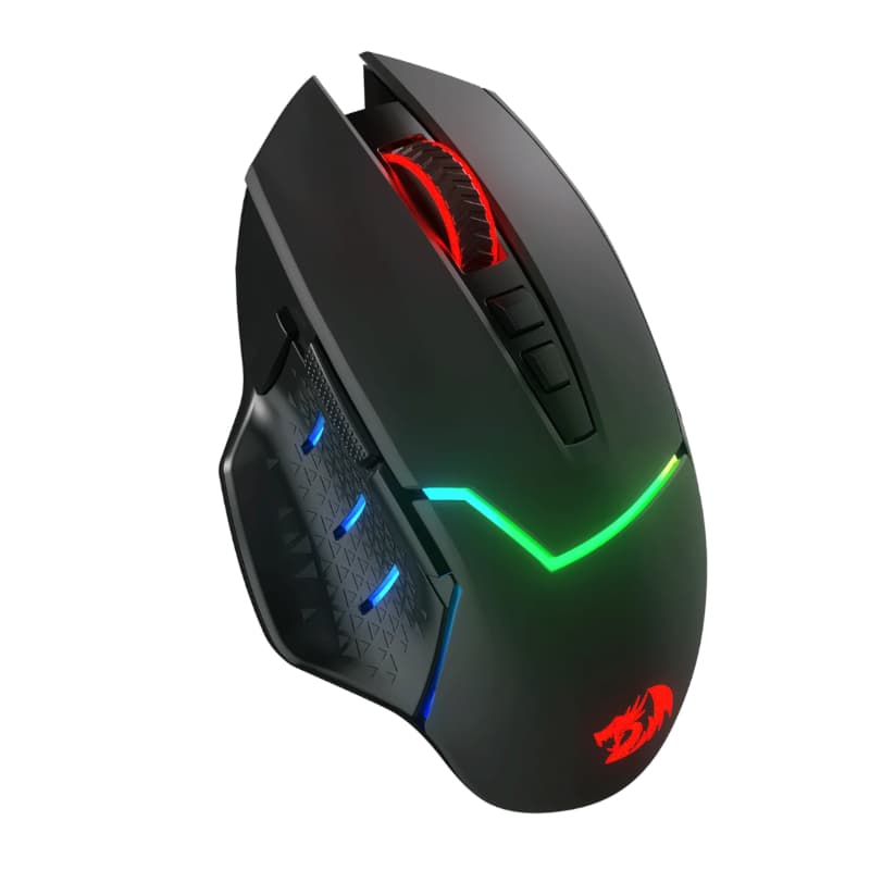 REDRAGON Mirage Pro 8000DPI RGB Wireless Gaming Mouse - Black - view 2