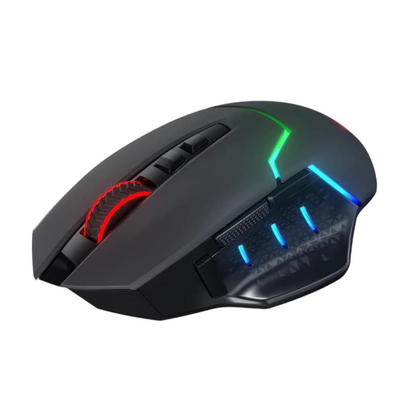 REDRAGON Mirage Pro 8000DPI RGB Wireless Gaming Mouse - Black - view 3